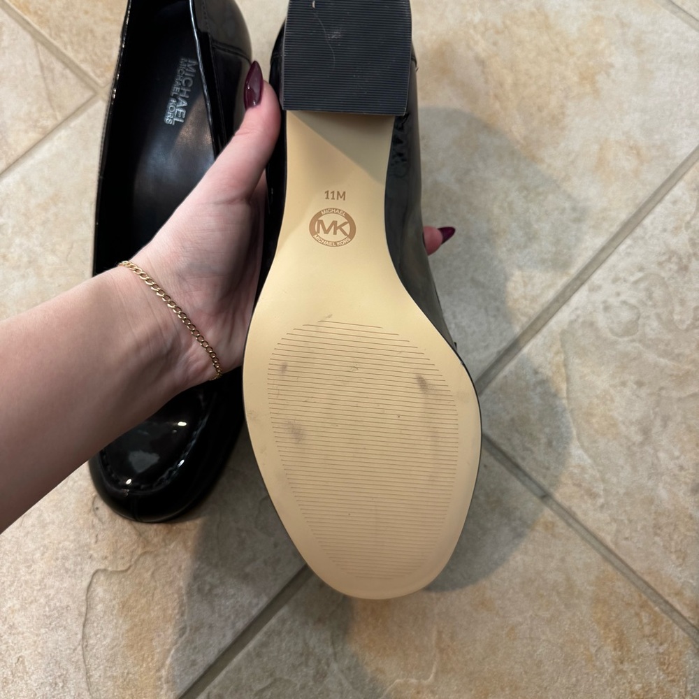 MICHAEL Michael Kors Buchanan Loafer Pumps Patent Leather Size 11 - Picture 6 of 6